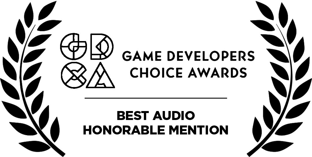 GAME DEVELOPERS CHOICE AWARDS BEST AUDIO HONORABLE MENTION